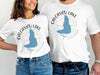White t-shirts featuring "Calcasieu Lake Louisiana" map and compass design.
