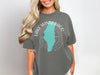 Gray t-shirt with "Lake Winnebago Missouri" text and turquoise map graphic.