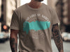 T-shirt with "Grand Lake St. Marys Ohio" text and compass design.