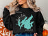 Black sweatshirt with map of Lake Worth and text "Beautiful Lake Worth Minnesota".