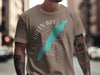 Green Bay Wisconsin t-shirt with compass and teal lake map graphic