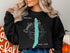 Black sweatshirt with "Beautiful Canidice Lake New York" and compass graphic.