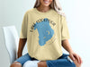 Yellow t-shirt with blue Lake Istokpoga map graphic and "Florida" text.