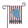 Red Lake Minnesota flag with red and white stripes and custom family name.