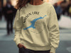 Cream crewneck sweatshirt with Mason Lake Washington map and compass design.