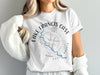 White t-shirt with "Lake Francis Case South Dakota" and compass graphic.