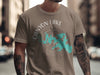 T-shirt with Canyon Lake Texas map graphic and compass design.