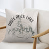 Pillow with "TABLE ROCK LAKE MISSOURI" text and lake map design.