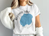 Buffalo Lake Minnesota t-shirt with blue lake graphic and compass rose.
