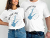 White t-shirts with "Folsom Lake California" and a blue lake map over a compass.