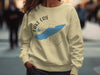 Light yellow sweatshirt with Lake Erie map and compass graphic.