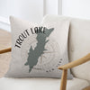 Trout Lake New York map with compass rose and "Trout Lake" text.