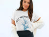 White t-shirt with Lake Norman compass and Carolina text.