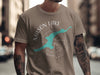 T-shirt with Mason Lake Washington design and compass graphic.
