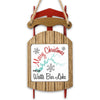 Ornament depicts a wooden sled with "Merry Christmas FROM Watts Bar Lake" text.