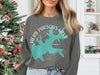 Graphic sweatshirt with a teal map outline and "Herb Parsons Lake Tennessee" text.