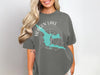 Gray t-shirt with Hebgen Lake Montana map and compass graphic.