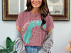 Pink t-shirt with Grand Lake Colorado map outline and compass design.
