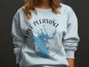 Light blue sweatshirt with "Lake Pleasant Arizona" text and map graphic.