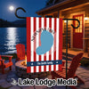 Custom flag for Newnans Lake, Florida, with "The Smith Family" personalization.