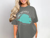T-shirt with Lake Monroe Florida map graphic and compass rose design.