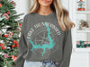 Gray sweatshirt with "Lake Thunderbird Oklahoma" and a compass rose with lake outline.