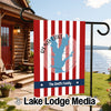 Custom Rend Lake Illinois garden flag for The Smith Family.