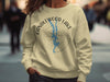 Light yellow sweatshirt with Candlewood Lake Connecticut map and compass graphic.