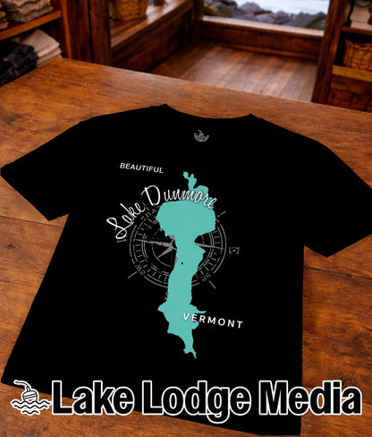 Lake Dunmore Vermont Map Design T-Shirt or Sweatshirt