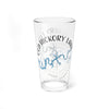 Clear glass pint glass with "Old Hickory Lake" and a blue lake map graphic.