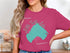 Pink t-shirt with "Little Turtle Lake Beautiful Minnesota" map outline.