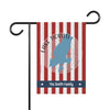 Customizable garden flag with Lake Tiorati map, New York, and "The Smith Family".