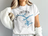 White t-shirt with "Lake Greeson Arkansas" map graphic and compass design.