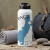 White water bottle with "ONOTA" and blue Massachusetts outline design.
