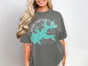 Grey t-shirt with turquoise map graphic and text "HERB PARSONS LAKE TENNESSEE".