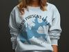 Light blue sweatshirt with Herb Parsons Lake Tennessee graphic design.