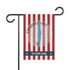 Red and white striped flag with "Canadice Lake New York" and "The Smith Family."