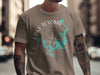 T-shirt with "Lake Texoma Texas" map design and compass.