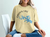 Light yellow t-shirt with Canyon Lake Texas graphic and compass.