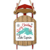 Sled ornament with "Merry Christmas FROM Lake Superior" text and map.