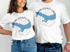 T-shirts with Harlan County Lake map and compass graphic.