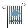 Garden flag with red and white stripes, Lake Pontchartrain map, and "The Smith Family".