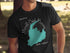 Black t-shirt with Merrill Creek Reservoir map and "NEW JERSEY" text.