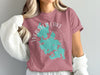 T-shirt with Webster Lake, Massachusetts map and compass design.