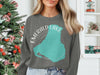 Grey crewneck sweatshirt with Emerald Lake map graphic and "CANADA" text.