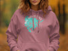 Pink hoodie with "Big Sandy Lake Minnesota" graphic on chest.