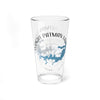 Clear glass pint with "Wright Patman Lake Texas" and map design.