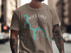 T-shirt with Pickwick Lake map and compass design, showing Mississippi and Alabama.