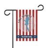 Lake Sunapee, New Hampshire flag with red and white stripes, compass and family name.