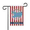Garden flag with Manasquan Reservoir map and "The Smith Family" text.